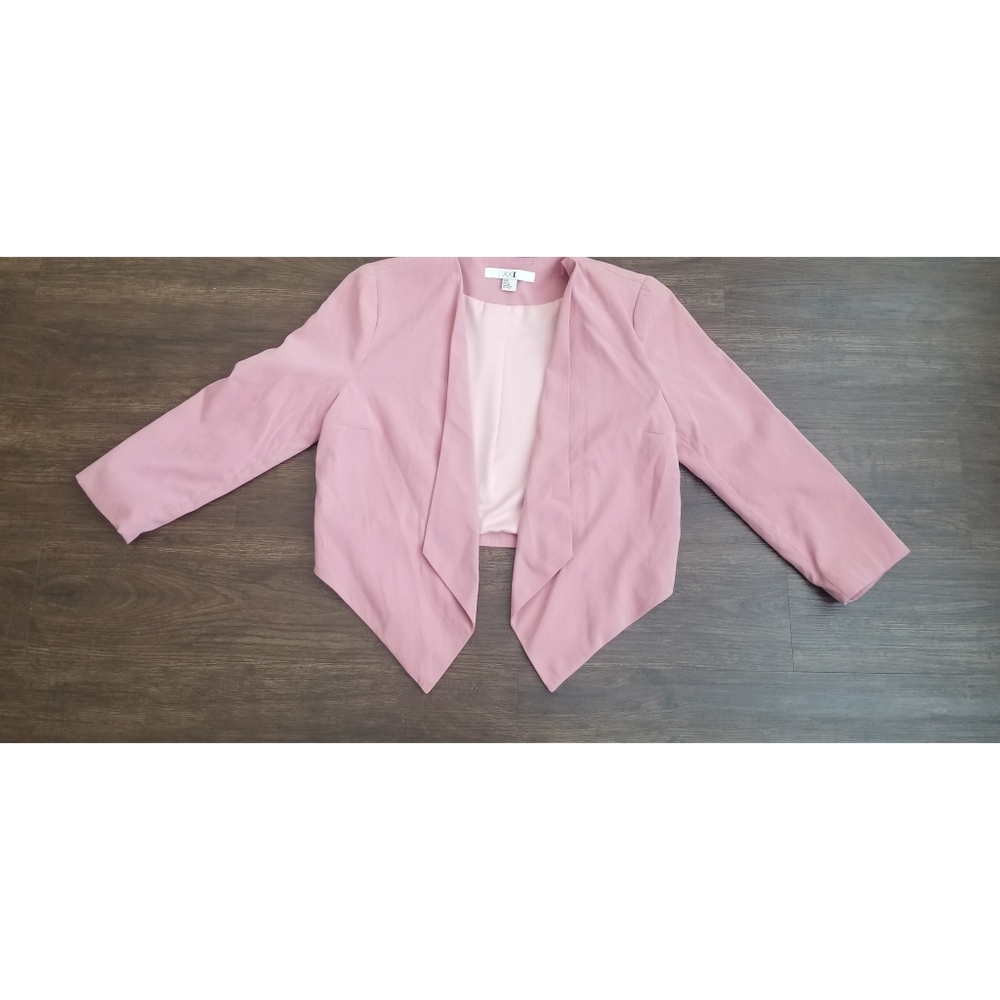 F21 pink blazer